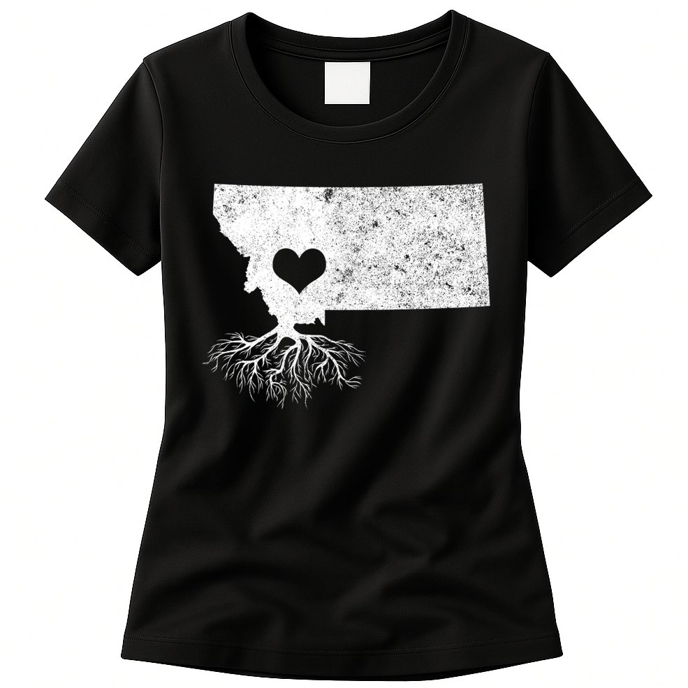 Montana Roots Gift: I Love Montana Gift Womens T-Shirt