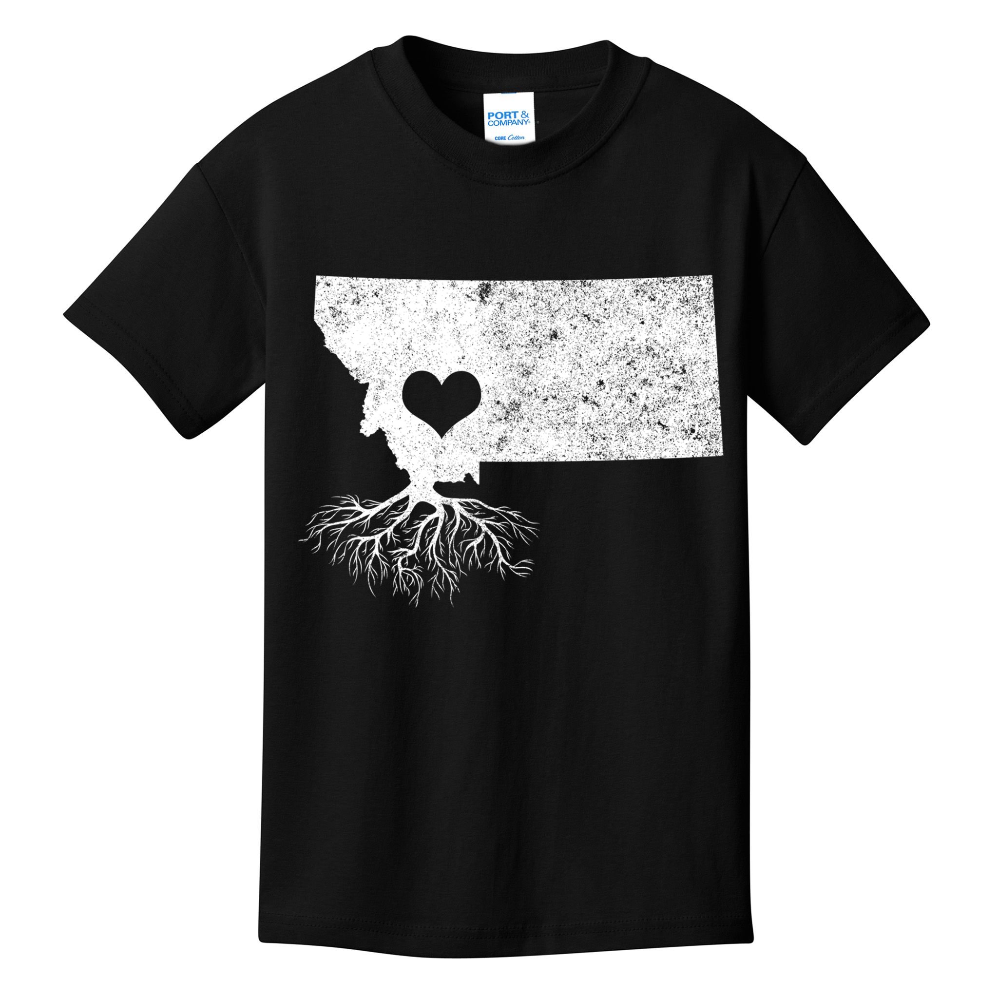 Montana Roots Gift: I Love Montana Gift Kids T-Shirt