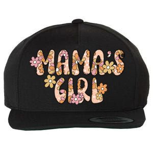 Mama Retro Hippie Flower Happy Parents Day Cute Gift Wool Snapback Cap