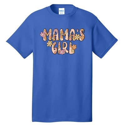 Mama Retro Hippie Flower Happy Parents Day Cute Gift Tall T-Shirt