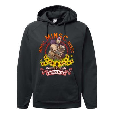 Minsc Ranger Human Minsc Vintage BaldurS Gate 3 Performance Fleece Hoodie