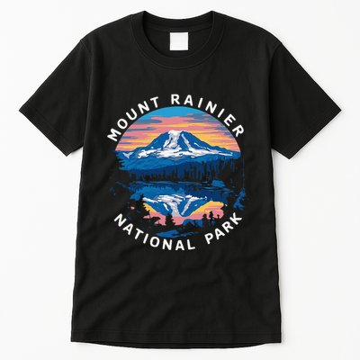 Mount Rainier Hiking Road Trip Seattle Tall T-Shirt