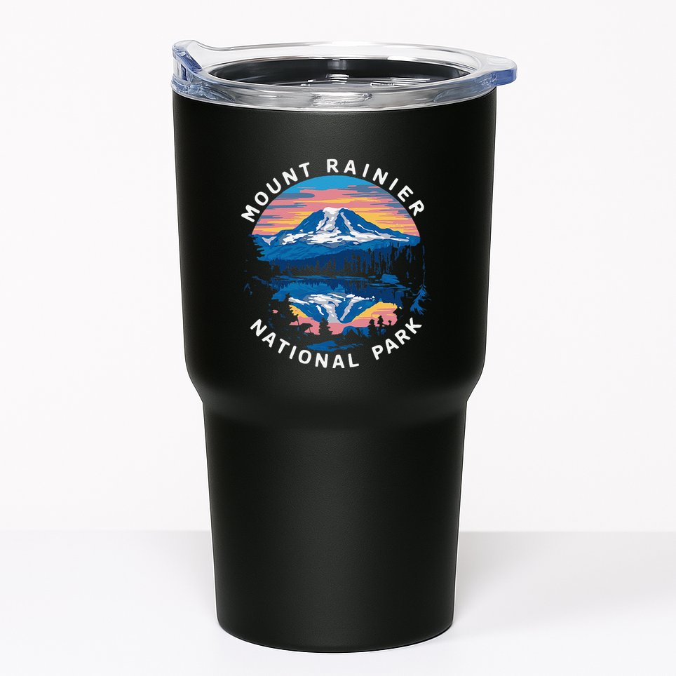 Mount Rainier Hiking Road Trip Seattle Tumbler