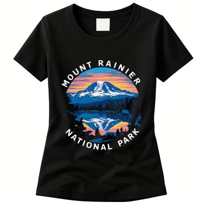Mount Rainier Hiking Road Trip Seattle Womens T-Shirt