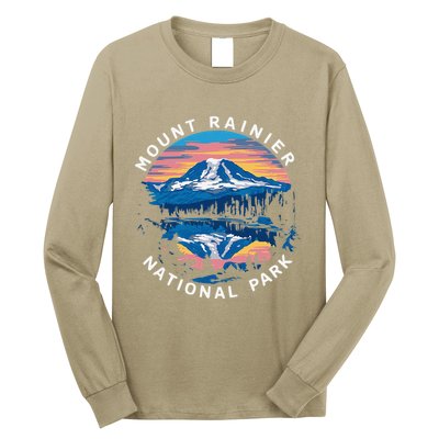 Mount Rainier Hiking Road Trip Seattle Long Sleeve Shirt