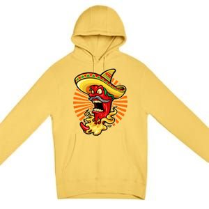 Mexican Red Hot Chili Pepper Premium Pullover Hoodie