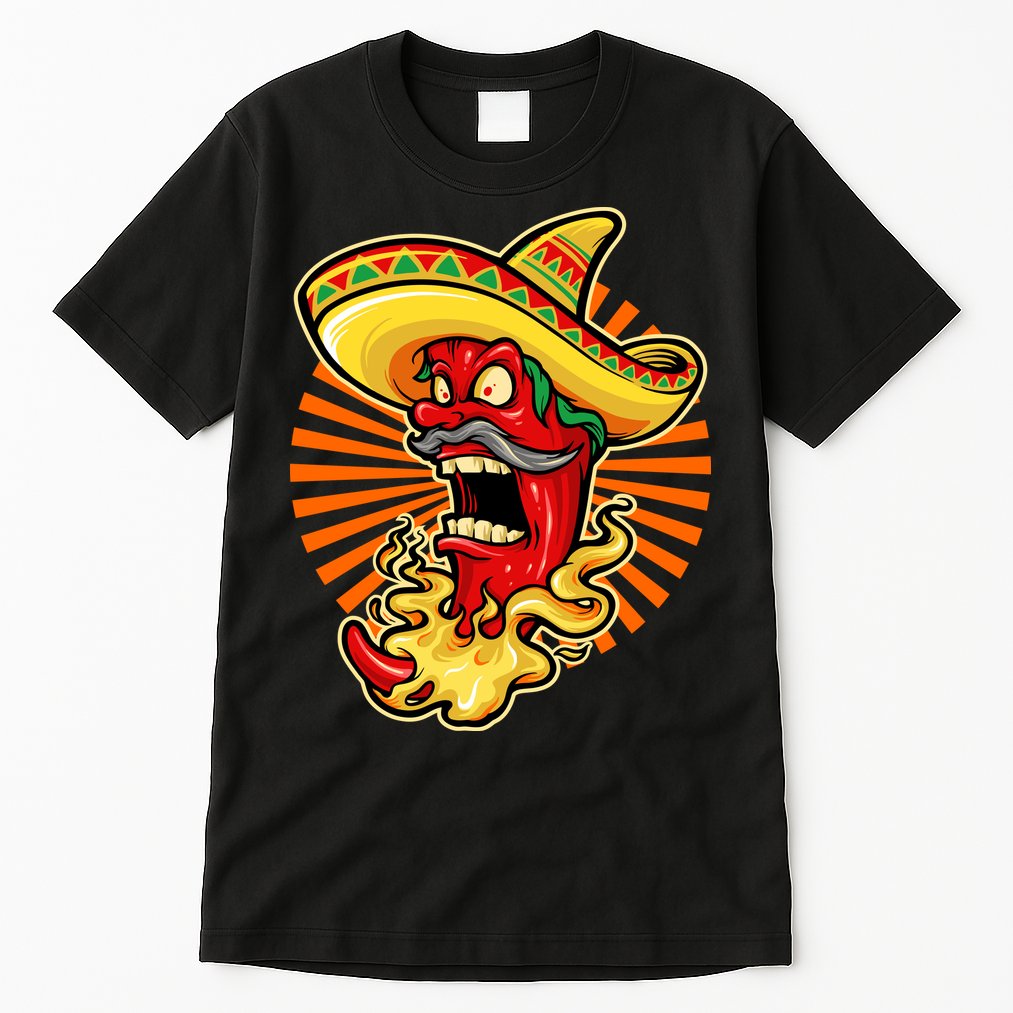 Mexican Red Hot Chili Pepper Tall T-Shirt