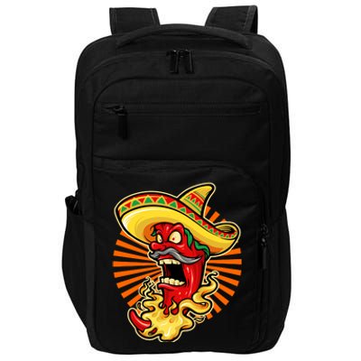 Mexican Red Hot Chili Pepper Impact Tech Backpack