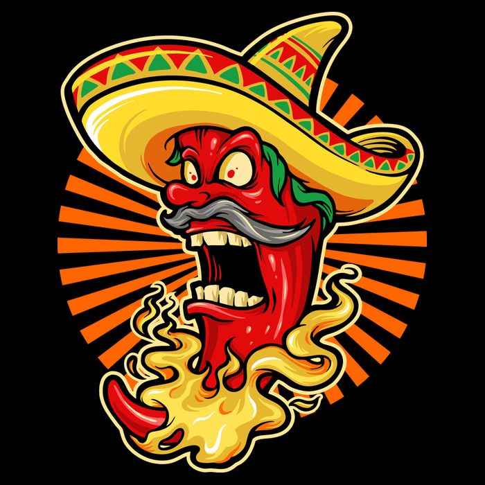 Mexican Red Hot Chili Pepper Bucket Hat