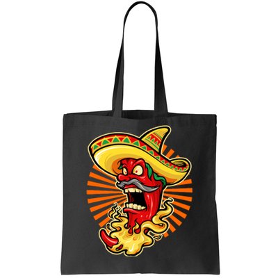 Mexican Red Hot Chili Pepper Tote Bag