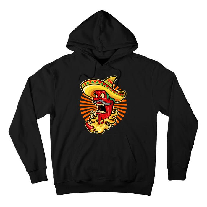 Mexican Red Hot Chili Pepper Tall Hoodie