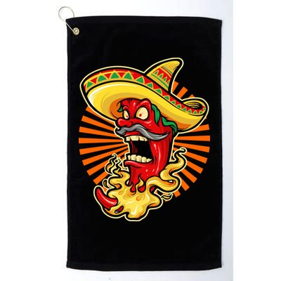 Mexican Red Hot Chili Pepper Golf Towel