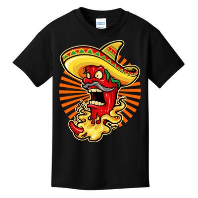 Mexican Red Hot Chili Pepper Kids T-Shirt