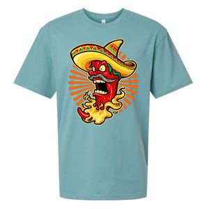 Mexican Red Hot Chili Pepper Sueded Cloud Jersey T-Shirt