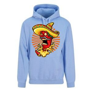 Mexican Red Hot Chili Pepper Unisex Surf Hoodie