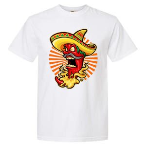 Mexican Red Hot Chili Pepper Garment-Dyed Heavyweight T-Shirt