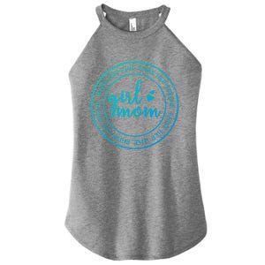 Mom Raise Her Kind Strong Wise Brave Mom Of Mama Gift Women's Perfect Tri Rocker Tank