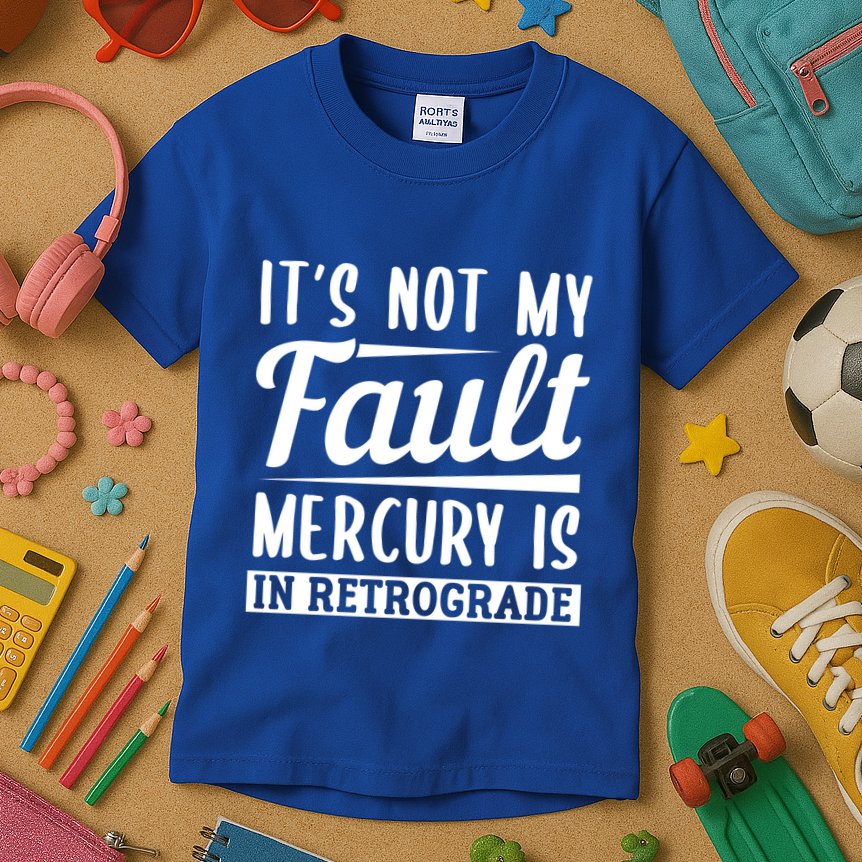 Mercury Retrograde Horoscope Astrology Great Gift Kids T-Shirt