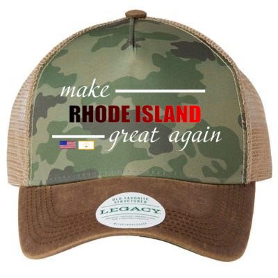 Make Rhode Island Great Again Legacy Tie Dye Trucker Hat