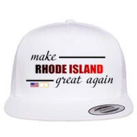 Make Rhode Island Great Again Flat Bill Trucker Hat