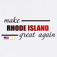 Make Rhode Island Great Again Flat Bill Trucker Hat