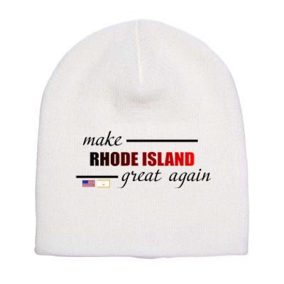 Make Rhode Island Great Again Short Acrylic Beanie