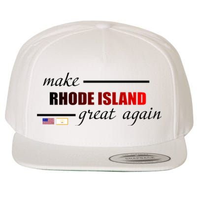 Make Rhode Island Great Again Wool Snapback Cap