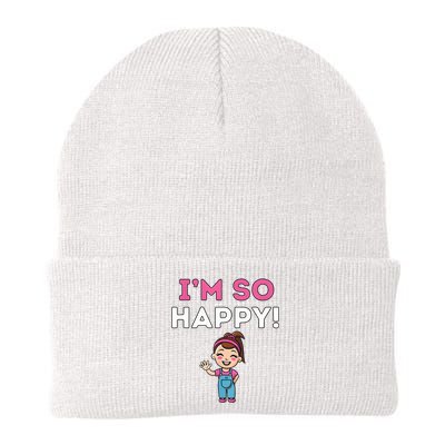 Ms Rachel Im So Happy Preschool Knit Cap Winter Beanie