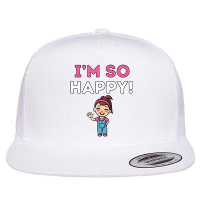 Ms Rachel Im So Happy Preschool Flat Bill Trucker Hat