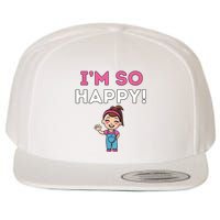 Ms Rachel Im So Happy Preschool Wool Snapback Cap