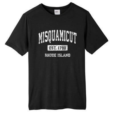 Misquamicut Rhode Island Ri Vintage Athletic Sports Tall Fusion ChromaSoft Performance T-Shirt