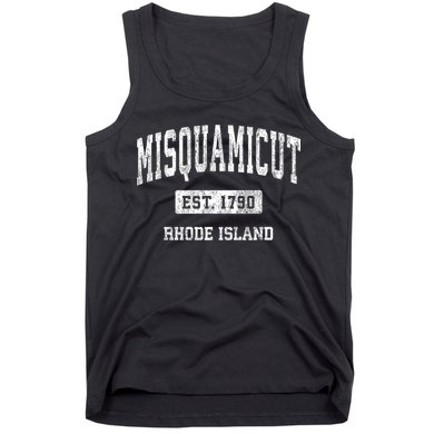 Misquamicut Rhode Island Ri Vintage Athletic Sports Tank Top
