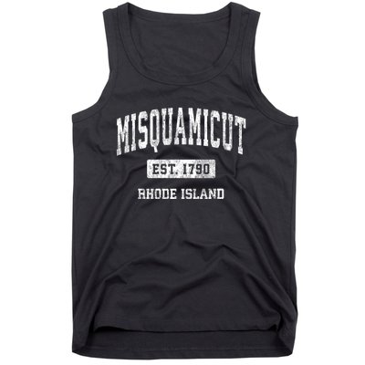 Misquamicut Rhode Island Ri Vintage Athletic Sports Tank Top