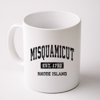 Misquamicut Rhode Island Ri Vintage Athletic Sports Coffee Mug