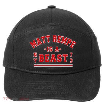 Matt Rempe Is A Beast 7-Panel Snapback Hat