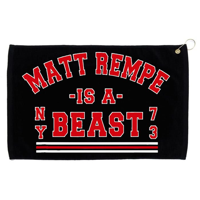 Matt Rempe Is A Beast Grommeted Golf Towel