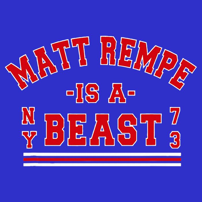 Matt Rempe Is A Beast Tall Long Sleeve T-Shirt