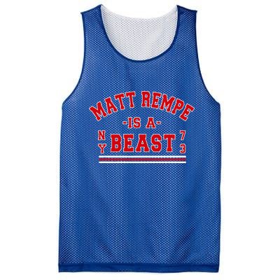 Matt Rempe Is A Beast Mesh Reversible Basketball Jersey Tank
