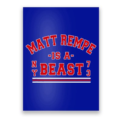 Matt Rempe Is A Beast Poster