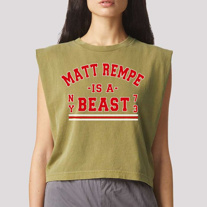 Matt Rempe Is A Beast Garment-Dyed Women's Muscle Tee