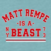 Matt Rempe Is A Beast Sueded Cloud Jersey T-Shirt