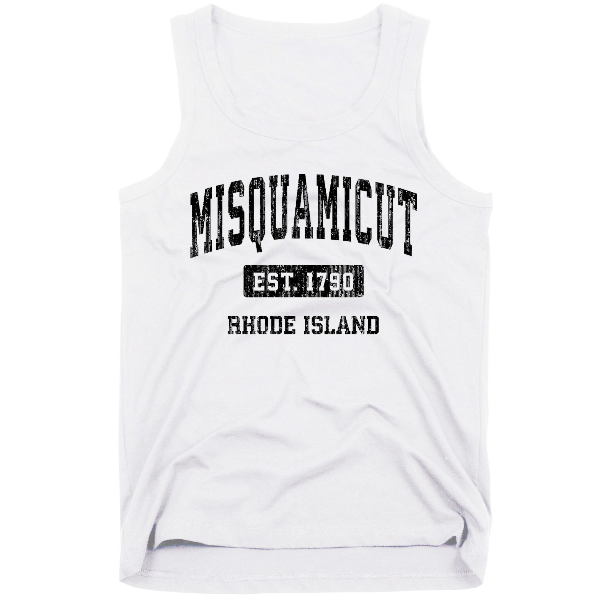 Misquamicut Rhode Island Ri Vintage Established Athletic Sports Design Tank Top
