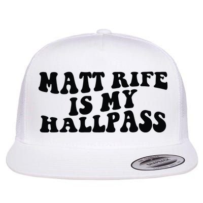 Matt Rife Is My Hallpass Two Sided Flat Bill Trucker Hat
