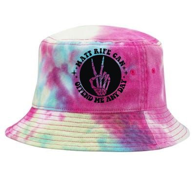 Matt Rife Is My Hallpass Two Sided Funny Tie-Dyed Bucket Hat