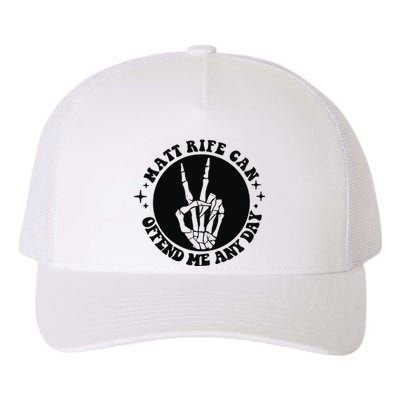 Matt Rife Is My Hallpass Two Sided Funny Yupoong Adult 5-Panel Trucker Hat