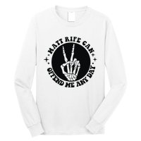 Matt Rife Is My Hallpass Two Sided Funny Long Sleeve Shirt