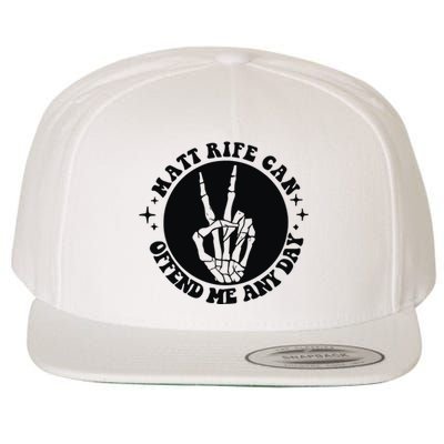 Matt Rife Is My Hallpass Two Sided Funny Wool Snapback Cap