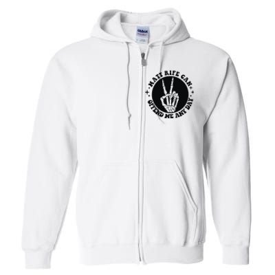 Matt Rife Is My Hallpass Two Sided Funny Full Zip Hoodie