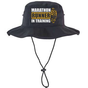 Marathon Runner In Training Quote For A Marathon Runner Legacy Cool Fit Booney Bucket Hat