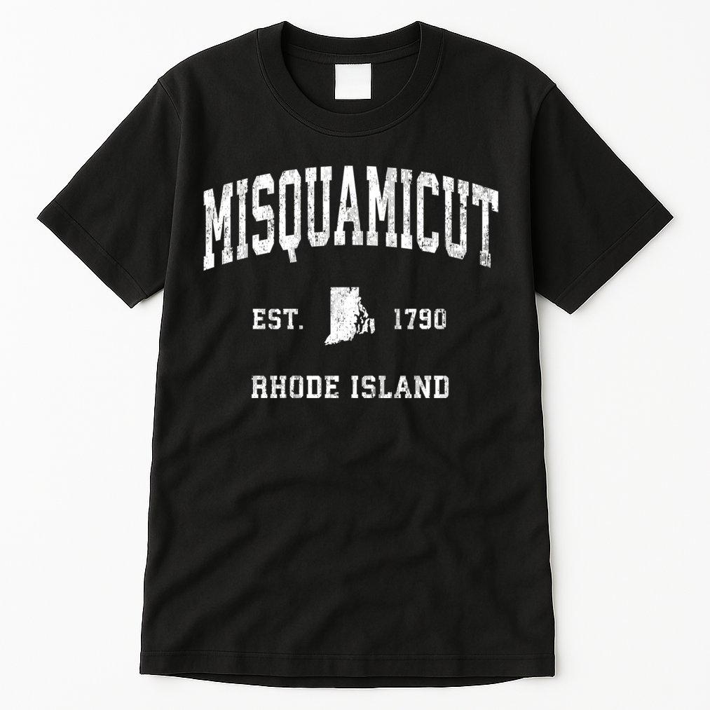 Misquamicut Rhode Island Ri Vintage Athletic Sports Tall T-Shirt
